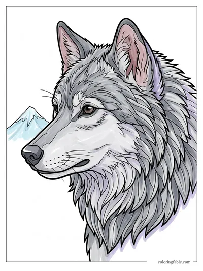Colored example of this coloring page