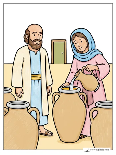 Colored example of this coloring page