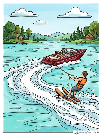 Colored example of this coloring page