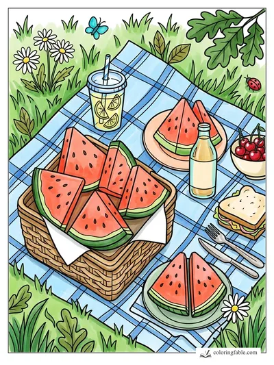 Colored example of this coloring page