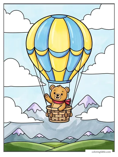 Colored example of this coloring page