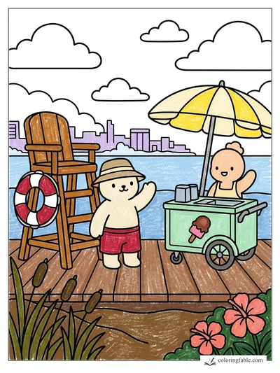 Colored example of this coloring page