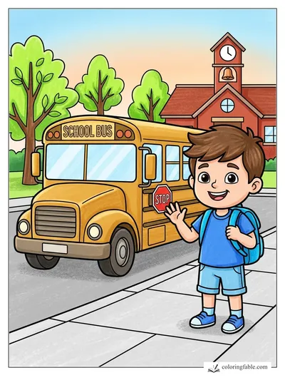 Colored example of this coloring page