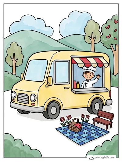 Colored example of this coloring page