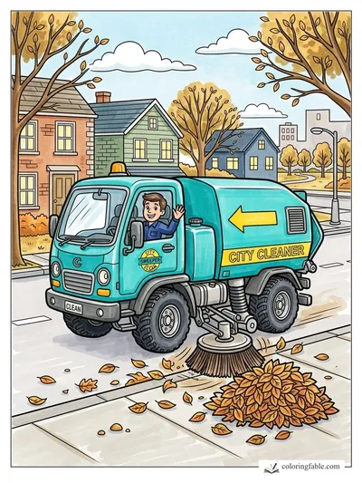 Colored example of this coloring page