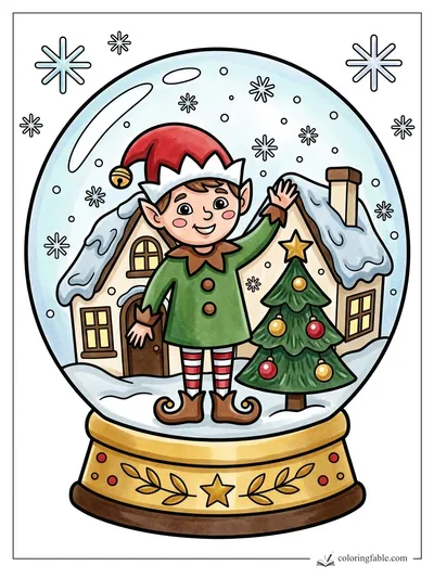 Colored example of this coloring page