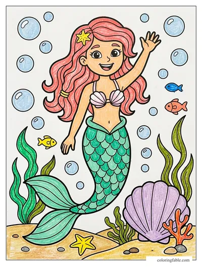 Colored example of this coloring page