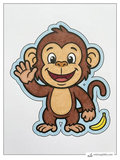 Colored example of this coloring page