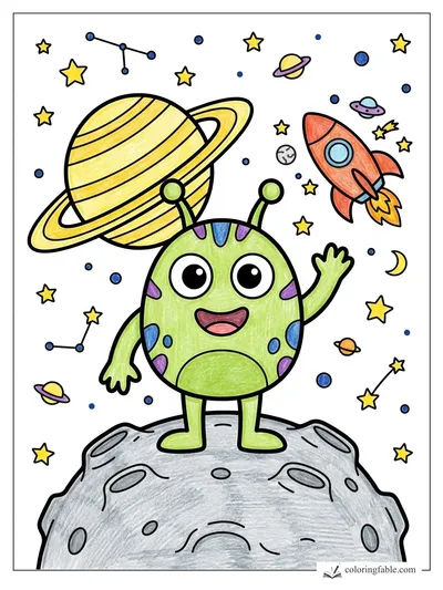 Colored example of this coloring page
