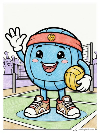 Colored example of this coloring page