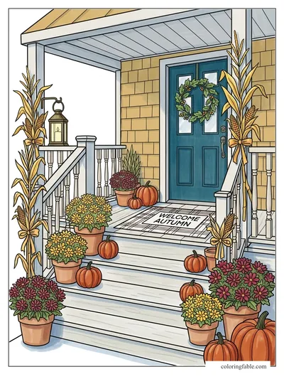 Colored example of this coloring page