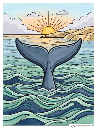 Colored example of this coloring page