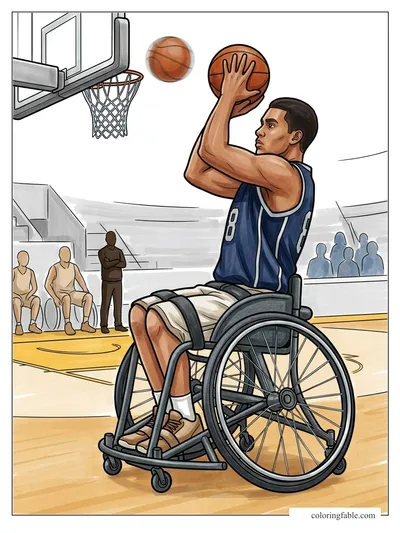 Colored example of this coloring page