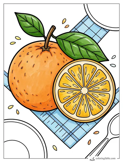 Colored example of this coloring page