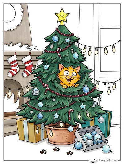 Colored example of this coloring page
