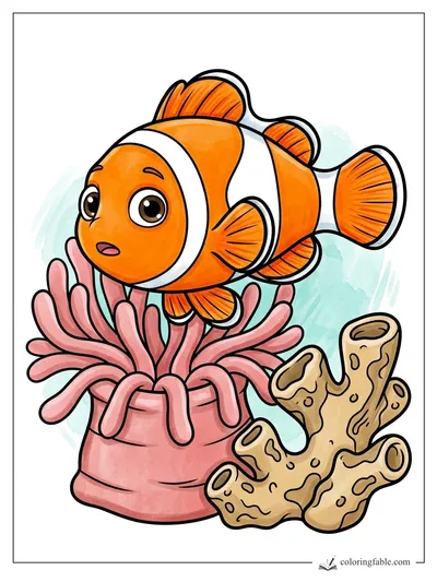 Colored example of this coloring page