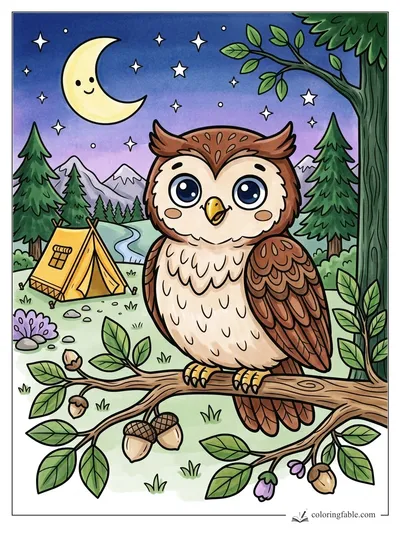 Colored example of this coloring page