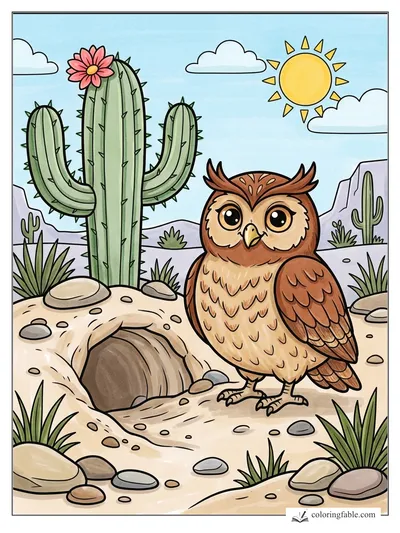 Colored example of this coloring page