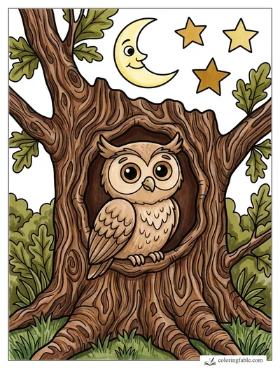 Colored example of this coloring page