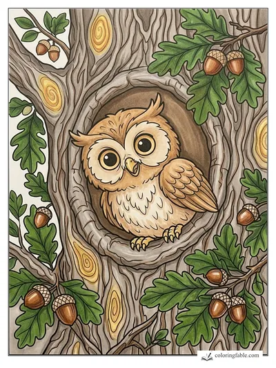 Colored example of this coloring page
