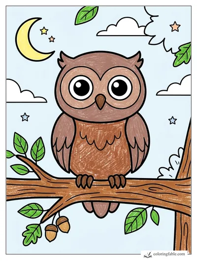 Colored example of this coloring page