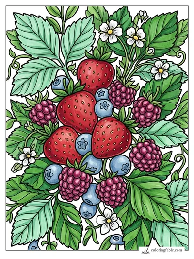Colored example of this coloring page