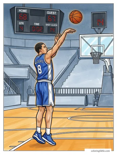 Colored example of this coloring page