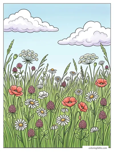 Colored example of this coloring page