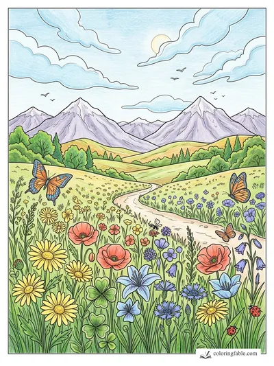 Colored example of this coloring page