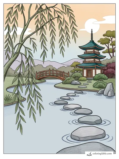 Colored example of this coloring page