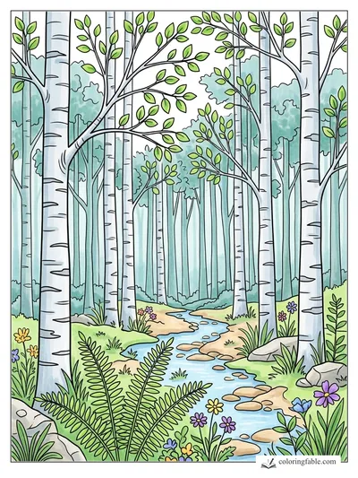 Colored example of this coloring page