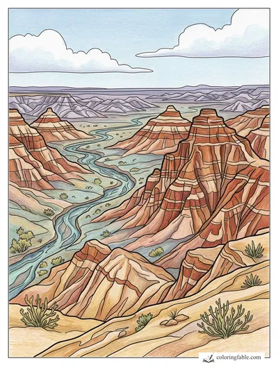 Colored example of this coloring page