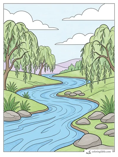 Colored example of this coloring page