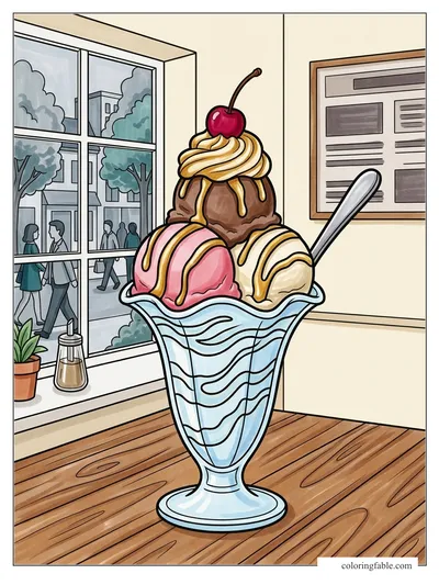 Colored example of this coloring page
