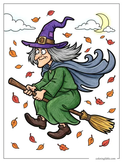 Colored example of this coloring page