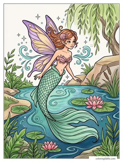 Colored example of this coloring page