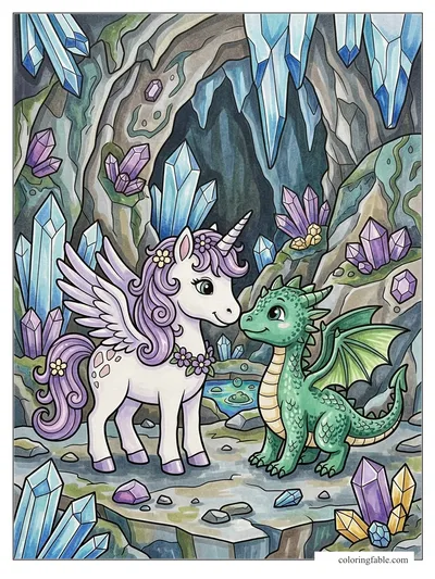 Colored example of this coloring page