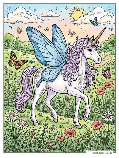 Colored example of this coloring page