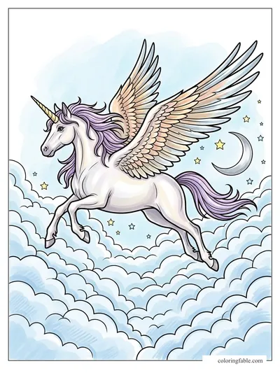 Colored example of this coloring page