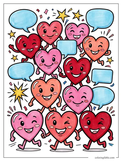 Colored example of this coloring page