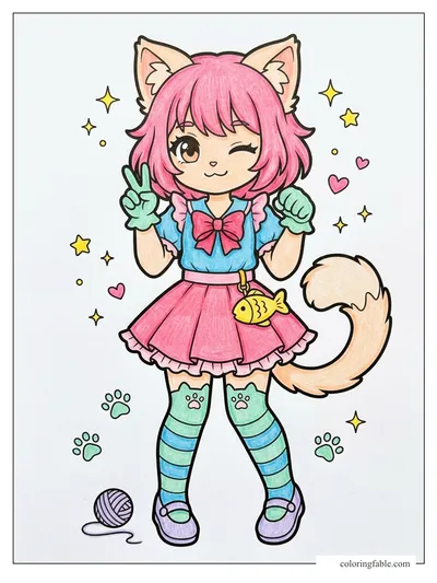 Colored example of this coloring page
