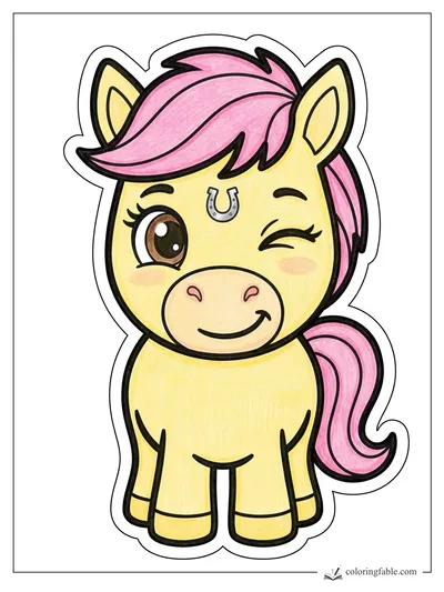 Colored example of this coloring page