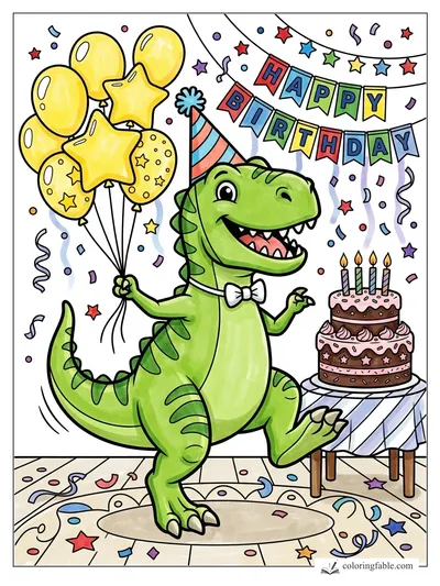 Colored example of this coloring page