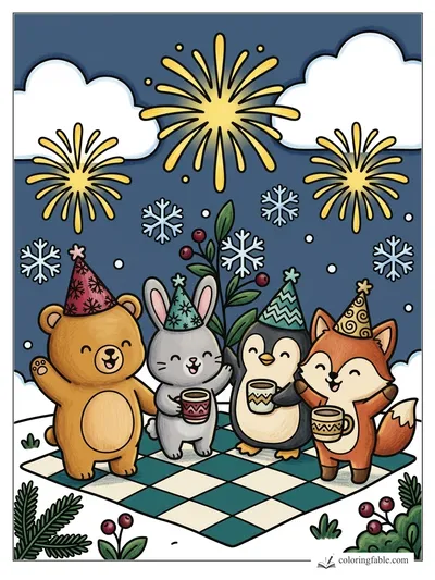 Colored example of this coloring page
