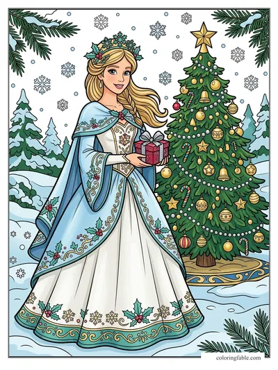 Colored example of this coloring page