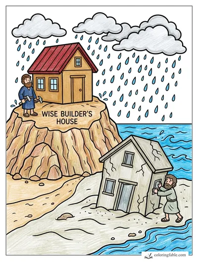 Colored example of this coloring page