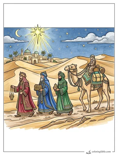 Colored example of this coloring page