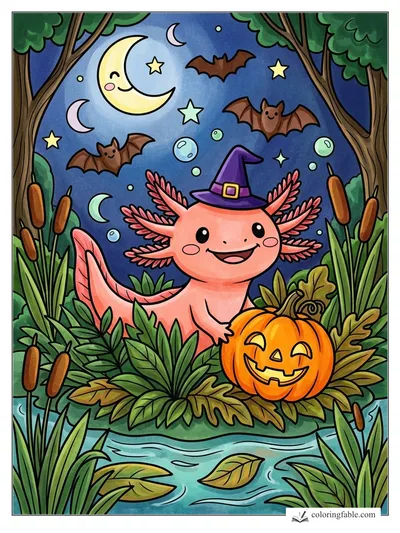 Colored example of this coloring page