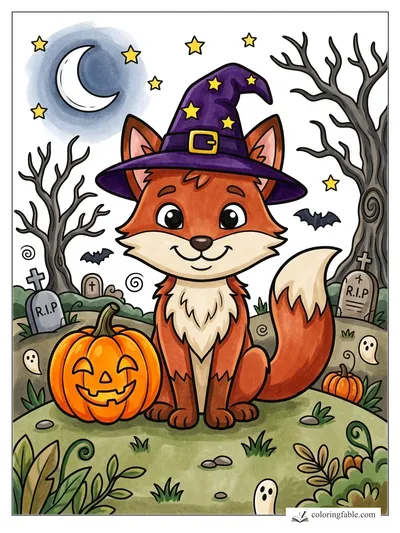 Colored example of this coloring page