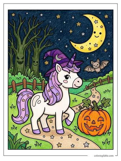 Colored example of this coloring page